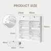Schuhschrank BEALIFE 95x24x102 cm mit 4 Kippfächern & 2 Produktbild-Vorschau 7