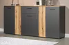 Kommode "Avila" Sideboard in grau mit Evoke Eiche 181 x 86 Produktbild-Vorschau 1