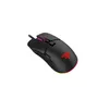 A black gaming mouse with red and RGB lighting is shown against a white background. Produktbild-Vorschau
