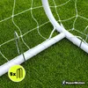 But de football 180 x 120 cm, but robuste en acier blanc, Voir les images du produit 5