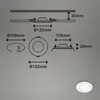3 x Briloner LED Einbauleuchte Weiß rund Ø12cm IP44 7W Produktbild-Vorschau 6