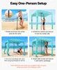SucceBuy Strand-Cabana, 1,8 x 1,8 m Sonnenschutz mit Produktbild-Vorschau 5