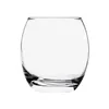 A clear glass tumbler on a white background. Produktbild-Vorschau
