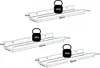 EUGAD Wandregal 3er Set, aus Metall, schwebendes Regal, Produktbild-Vorschau 3