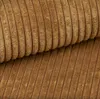 A close-up view of brown corduroy fabric. Produktbild-Vorschau