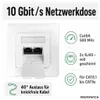 ProfiPatch Netzwerkdose Datendose Unterputz Cat.6A 500MHz Produktbild-Vorschau 2