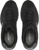 A top-down view of a pair of black Skechers shoes. Podgląd zdjęcia produktu