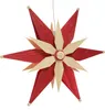 Fensterschmuck Holzstern mit Beleuchtung BxHxT 32x32x10cm Produktbild-Vorschau 1