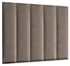 MG Design Polsterpaneel 30 x 120 cm in Braun - 3D Produktbild-Vorschau 1