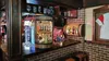 Bar à LED suspendu en bois avec étagère secrète cachée sous Voir les images du produit 5