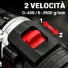 AJIEQAQ Trapano Avvitatore a Percussione 21V, Set 3 in 1 Anteprima dell’immagine prodotto 4