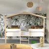 HAUSBETT PILOTI MIT LATTENROST / Kinderbett 90x190 - Weiß Produktbild-Vorschau 3