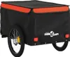 Möbel Fahrradanhänger Schwarz und Orange 30 kg Eisen - Produktbild-Vorschau 7