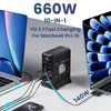 660W GaN USB C Ladestation mit 10 Anschlüssen Produktbild-Vorschau 3