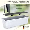 Plastard Blumenkasten 3er-Set 100 cm Weiß - mit Produktbild-Vorschau 3