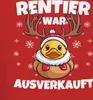 Rentier War t Ente Elch Lustig - Weihnachten Xmas Christmas Produktbild-Vorschau 3