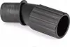 A black plastic adapter or connector with a ribbed grip. Produktbild-Vorschau