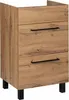 Stamar | Armoire de salle de bains, sous lavabo, chêne Voir les images du produit 1