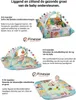 Tapis d’éveil bébé évolutif avec arche, parois ajustables, Voir les images du produit 17