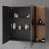 Mobile a specchio per bagno Vicco Irma Antracite/Rovere Anteprima dell’immagine prodotto 5