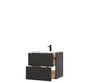 A bathroom vanity with a sink and faucet. Produktbild-Vorschau