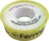 A roll of PTFE tape with text printed on it. Produktbild-Vorschau