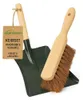 Elegantes Kehrschaufel und Besen Set aus Holz mit Produktbild-Vorschau 1