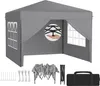 LZQ Pavillon pop-up 2,5 x 2,5 m Pavillon pliable pour Voir les images du produit 1
