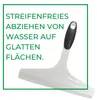 Novaliv 2x Duschabzieher 23,5 cm Weiß ergonomischer Griff Produktbild-Vorschau 2