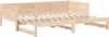 vidaXL Ausziehbares Tagesbett Natur 203,5 x 184 x 56,5 cm Produktbild-Vorschau 5