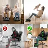 Ergonomiczny podnóżek biurowy becke z niezależną regulacją Podgląd zdjęcia produktu 8