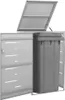 vidaXL: Caja para contenedores de basura de 1 tonelada, Vista previa de la imagen del producto 2
