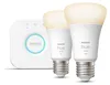 White Starter-Kit E27 (zwei Lampen, eine Hue-Bridge, Produktbild-Vorschau 1