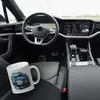 Polizeiauto mit Blaulicht Glitzer-Kaffeebecher Produktbild-Vorschau 3