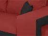 3-Sitzer-Sofa mit Schlaffunktion DAKOTA2 - Rot/Schwarz Produktbild-Vorschau 7