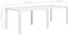 vidaXL Table de jardin blanche 220x90x72 cm plastique Voir les images du produit 4