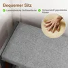 Schuhregal mit Sitzbank, Flurregal für Schuhe, Schuhschrank Produktbild-Vorschau 5