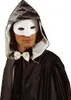 Masque pour les yeux Phantom Accessoire de bal masqué blanc Voir les images du produit 1