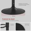 WOLTU Barhocker 2er Set, Höhenverstellbarer Barstuhl, 360° Produktbild-Vorschau 5