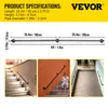 Collage showing product specifications, a diagram of the handrail, and lifestyle shots of the handrail installed on stairs and a ramp. Náhled obrázku produktu