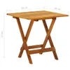 vidaXL Tavolo da bistrot 46x46x47 cm in legno massiccio di Anteprima dell’immagine prodotto 14