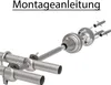 MDEKOR staffa a parete 2 tende in acciaio inox look R Anteprima dell’immagine prodotto 4