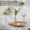 Glasseam Kleine Vasen für Tischdeko, Deko Vase Glas Klar Produktbild-Vorschau 4
