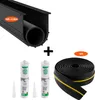 SucceBuy Kit de seuil et de joint de sol pour porte de Voir les images du produit 1