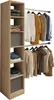 VCM Holz Kleiderschrank  | offener Schrank | begehbarer Produktbild-Vorschau 3