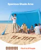 Tenda da spiaggia VEVOR con protezione solare (UPF 50+) 3,4 Anteprima dell’immagine prodotto 2