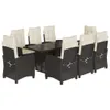 A dining set with a table and chairs on a white background. Produktbild-Vorschau