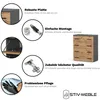Collage of product features and details with text descriptions. Produktbild-Vorschau