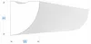 ELHARE Stuckleiste LED Band Lichtprofile Wand Indirekte Produktbild-Vorschau 3
