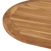 vidaXL Tischplatte Oval Massives Teakholz Natur Produktbild-Vorschau 6